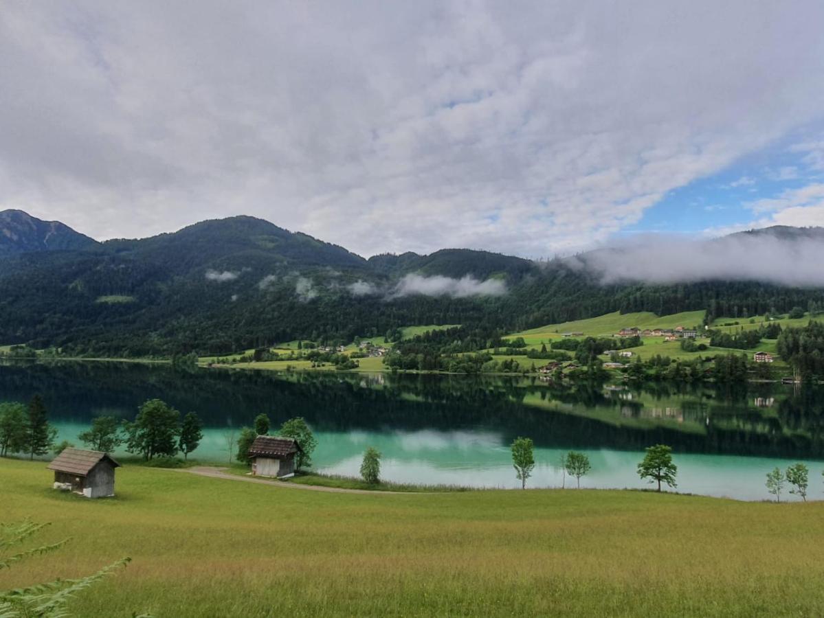 Haus Lackner Am Weissensee In Kaernten Exteriör bild