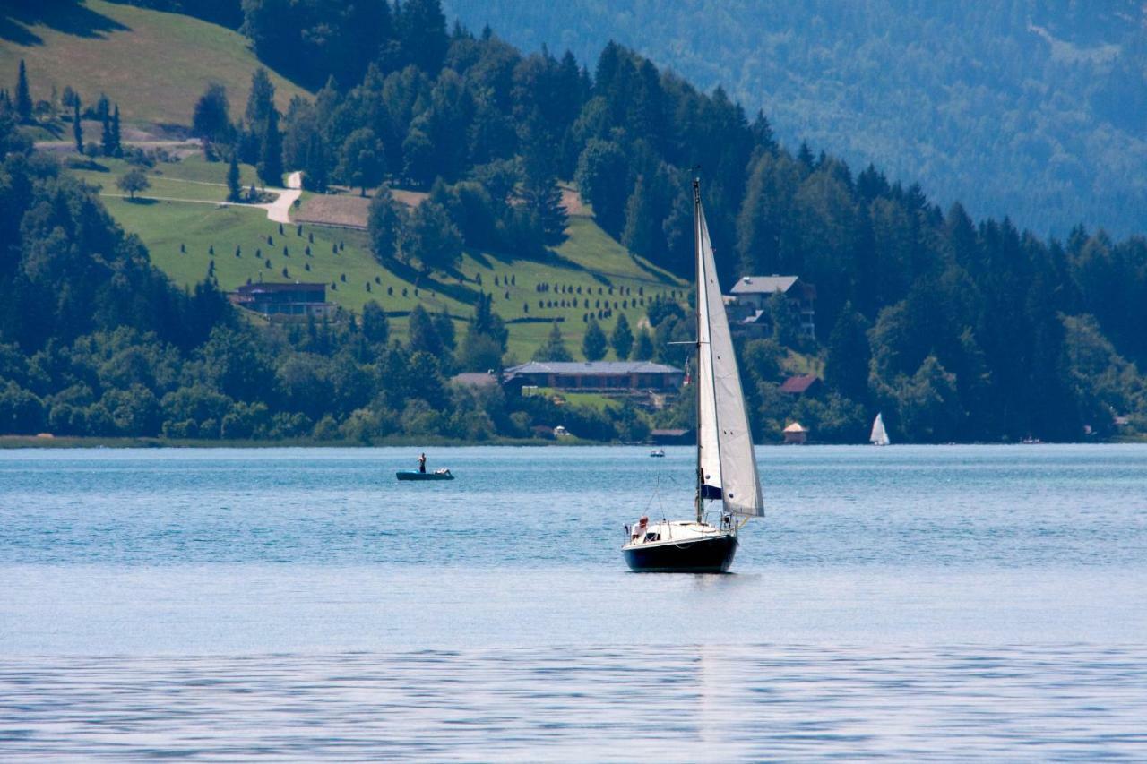 Haus Lackner Am Weissensee In Kaernten Exteriör bild