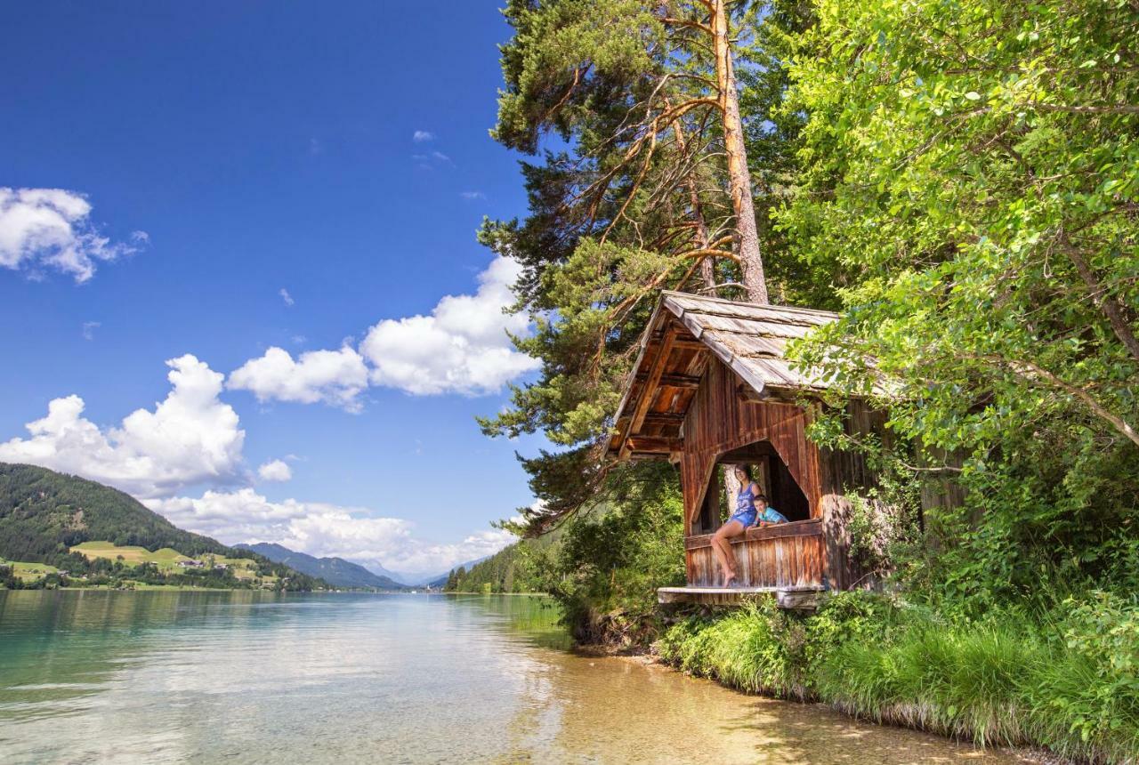 Haus Lackner Am Weissensee In Kaernten Exteriör bild